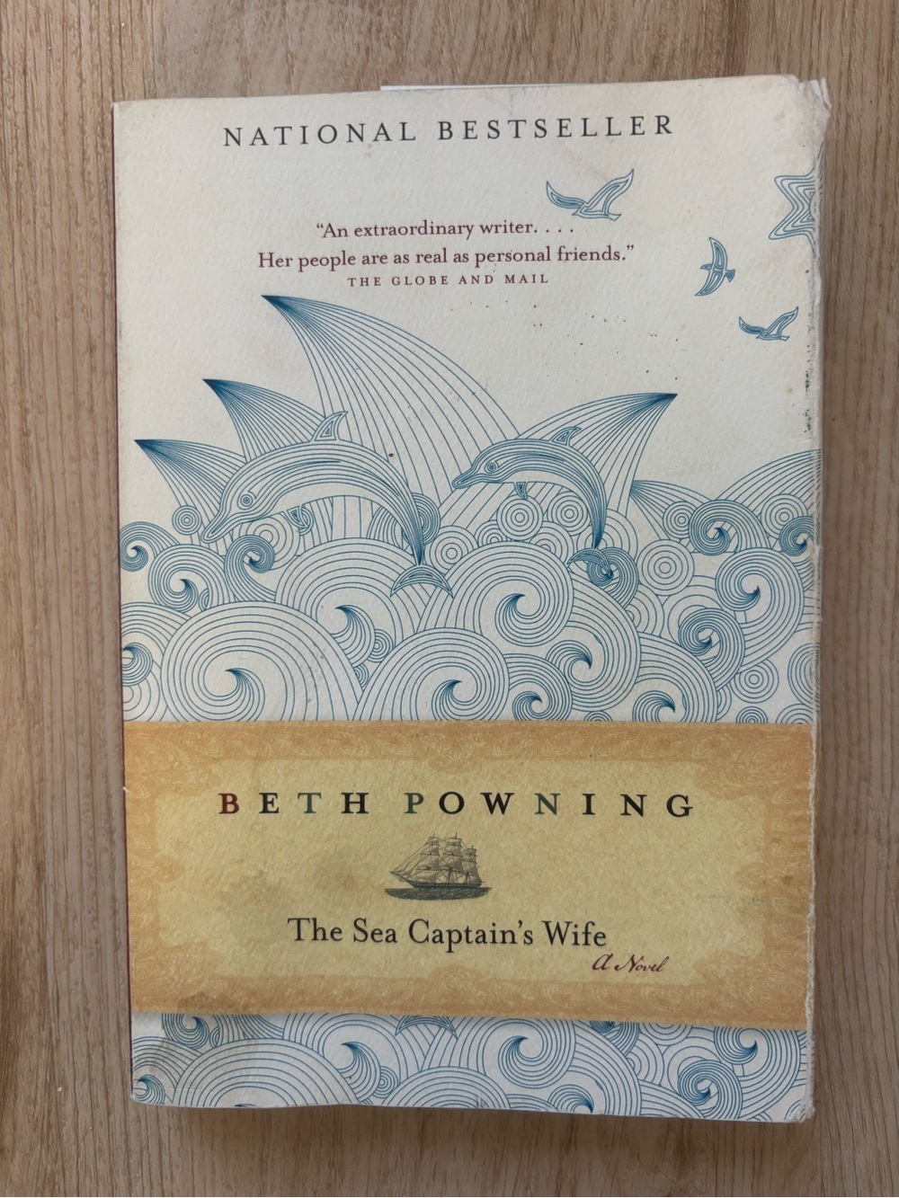 The Sea Captain's Wife - Blue & Cream Paperback